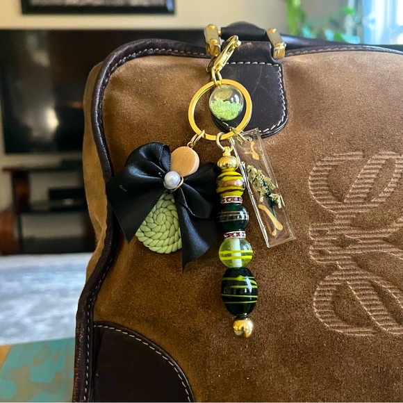 Keychain Charms | Resin & Glass Beaded Charm For Bags | Key Ring Gifts - Picture 5 of 17